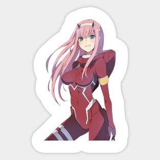 Zero Two Darling in The Franxx Sticker